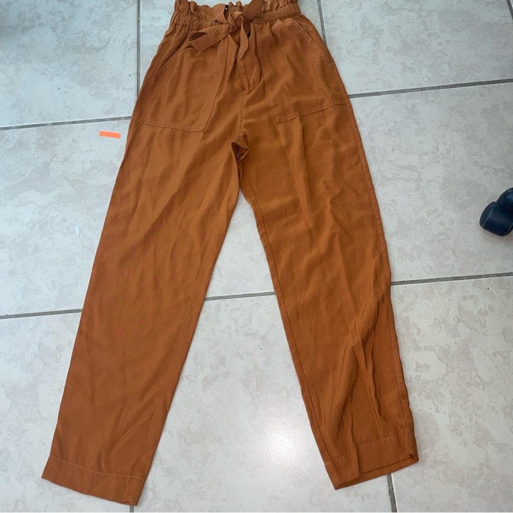 Madewell Brown Ankle Cropped Pants